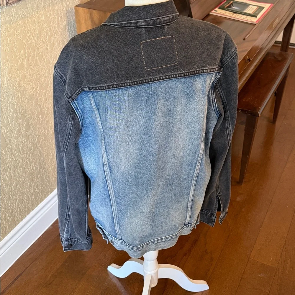 Vintage western two tone Levi's Premium Denim trucker Jacket - Picture 2 of 9